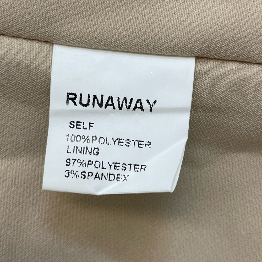 Runaway the Label Nude Polka Dot Mesh Long Sleeve Corset Crop Top - Picture 11 of 12